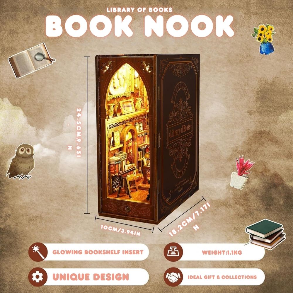 FancyNooks™ Library Of Books