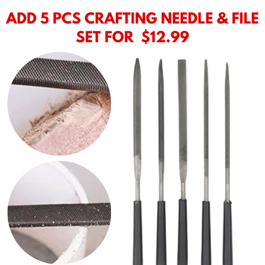 5 pcs Crafting Needle & File Set