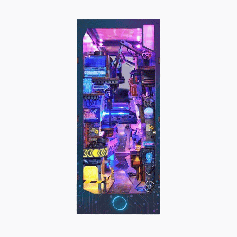 FancyNooks™ Cyberpunk Book Nook