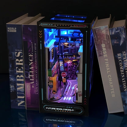 FancyNooks™ Cyberpunk Book Nook