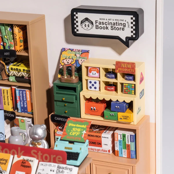 FancyNooks™ Miniature World - Book Shop