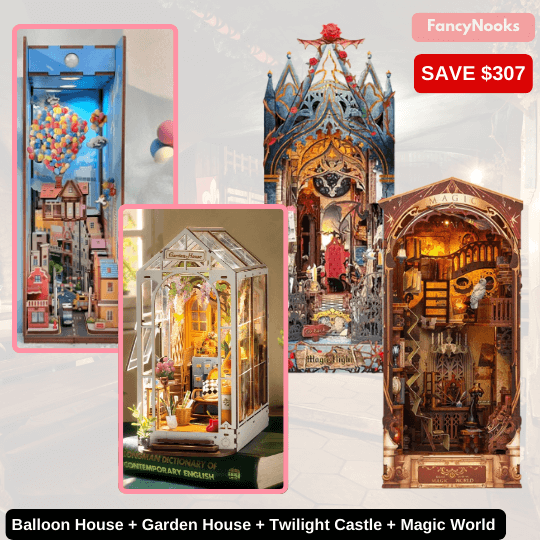 Balloon House + Garden House + Twilight Castle + Magic World