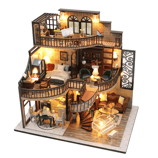 FancyNooks™ Wooden Doll House