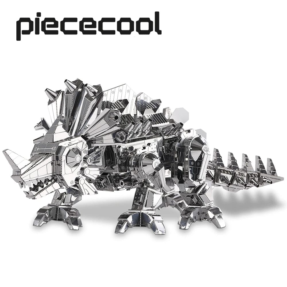 Piececool 3D Metal Puzzle Dinosaur Assembly Model Kits for Teen DIY Toy Jigsaw Brain Teaser for Adult Gifts