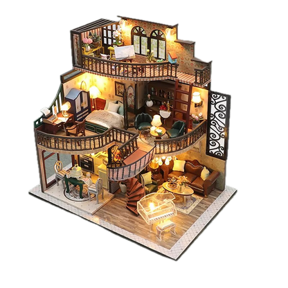 FancyNooks™ Wooden Doll House