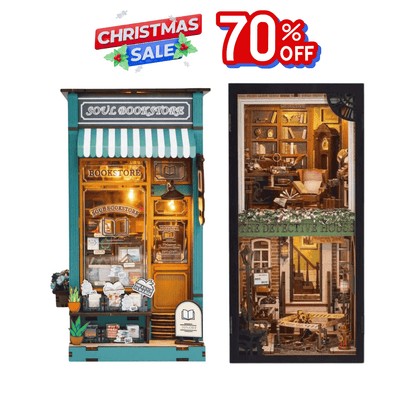 CHRISTMAS SOUL BOOKSTORE + DETECTIVE HOUSE (70% OFF)