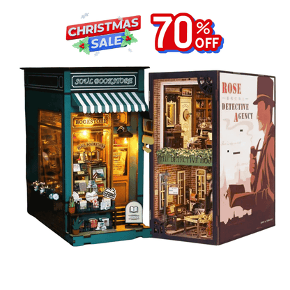 CHRISTMAS SOUL BOOKSTORE + DETECTIVE HOUSE (70% OFF)